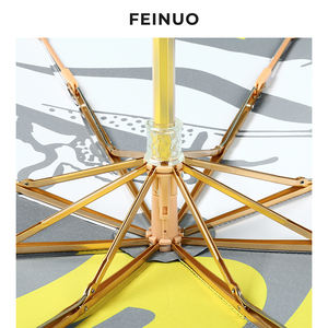 Paraguas inverso automático de 3 pliegues, tira reflectante, a prueba de viento, seguridad invertida, <span class=keywords><strong>buen</strong></span> precio, revestimiento negro, viaje clásico de Europa - Product Image 5