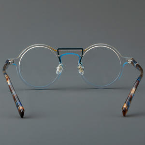 Gafas Redondas de Acetato Retro MS YL5815F, Monturas Sensoriales Hechas a Mano para Mujeres <span class=keywords><strong>Maduras</strong></span>, Estilo Original para Dama y Madre - Product Image 4