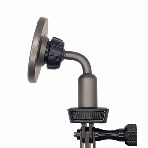 Có thể điều chỉnh 360 xoay từ Tripod núi adapter điện thoại di động nam châm đứng cho GoPro & bàn sử dụng tương thích Stick <span class=keywords><strong>Monopod</strong></span> - Product Image 4