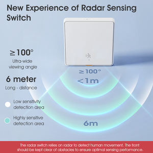 SMATRUL Tuya ZigBee <span class=keywords><strong>3</strong></span>.0 مفتاح المنزل الذكي الاتحاد الأوروبي ضوء الجدار زر بجهد V بدون مكثف محايد - Product Image 6