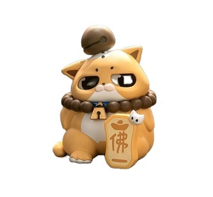 <strong>Yubi</strong> Xiu Lucky Cat Series Fortune Cat National Trend PVC Blind Box Toy Figurine Cute Doll Ornament New Year Gift - Product Image 1