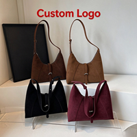 Nouveau Sac Hobo de Luxe pour Femme 2026, Sac à Main Style Dumpling, Sac Bandoulière Minimaliste, Logo Personnalisé, Texture Premium