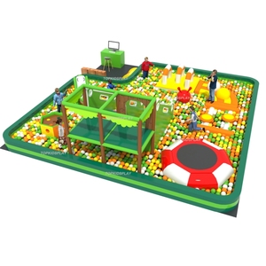 อุปกรณ์สำหรับห้องฝึกประสาทสัมผัสสำหรับเด็กสนามเด็กเล่นแบบนุ่มใ<span class=keywords><strong>น</strong></span>ร่มโครงสร้างปี<span class=keywords><strong>น</strong></span>เขาที่มีสีสั<span class=keywords><strong>น</strong></span> - Product Image 4