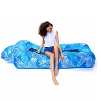 Chaise longue gonflable automatique rapide, canapé gonflable pour l'extérieur, la plage, le camping, usage double eau et terre