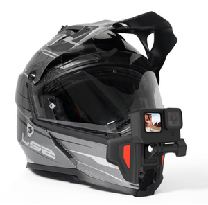 HOSHI-Correa de montaje para casco de motocicleta, montaje de barbilla frontal plegable para <span class=keywords><strong>GoPro</strong></span> Hero 9 8 <span class=keywords><strong>7</strong></span> 6 5 Osmo Insta360, accesorios - Product Image 1