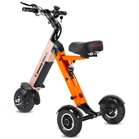 Trottinette électrique pliable à 3 roues TopMate ES33 en alliage d'aluminium léger, batterie 36V 7.8AH, fonction marche arrière, clé, 250W, étanche