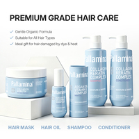 Minyak Rambut Pallamina Argan Oil Vitamin E Complex Private Label Serum Rambut Kolagen untuk Rambut Kering dan Rusak Grosir 40ml