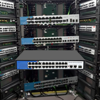 24+2+1 Unmanaged PoE Switch 24*100Mbps 2 Gigabit Uplink 1 SFP CCTV IP-Kamera NVR Überwachung 8,8GBPS Kapazität 1 Jahr Garantie