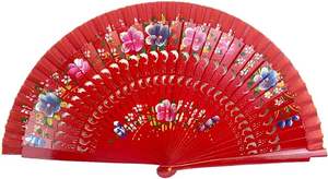 Éventail en bois pliable personnalisé à petite quantité, avec motif ajouré, pour événements et fêtes - Product Image 6