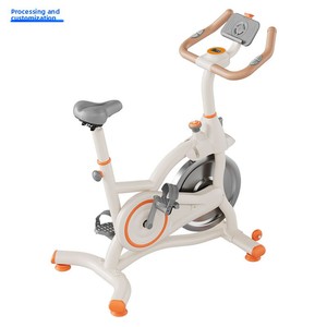 Vélo d'appartement vertical personnalisé en usine, à commande magnétique silencieuse, pour jeu cycliste, équipement de fitness, pédalier, 120 kg - Product Image 3
