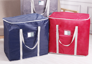 High Quality Eco-Friendly Large Oxford Fabric Clothes Organizer Custom Wholesale Heavy Duty Moving Bags with Handle for Storage - Product Image 4