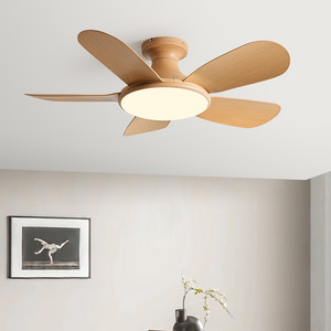 <b>Ceiling</b> <b>Fan</b> Light With Led Fixed Blade Flush Mount For Living Room Dining Room Bedroom 220V 15-30 Sqm Irradiation Area - Product Image 2