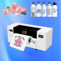 Printer UV DTF Otomatis 30cm Roll-to-Roll Multicolor Transfer Printing AB Film Kompatibel Epson XP600 F1080 Bekas Baru UV Print