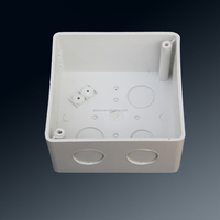Boîte de jonction rigide en PVC pour montage en surface, protection des câbles électriques, résistante aux UV, ignifuge, résistante à la chaleur, gestion des câbles