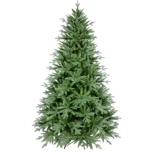 <b>6ft</b> 7ft Pe Pvc Mixed Christmas <b>Trees</b> Artificial Holiday Decorations 9ft Christmas Green <b>Tree</b> With Warm Lights - Product Image 1