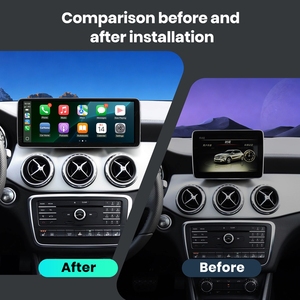 Écran Linux Carplay 12,6 pouces pour Benz GLA-Class 2016-2019 NTG 5.0, affichage multimédia Android Auto sans fil - Product Image 2