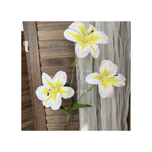 Fleurs de lys artificielles Jinxi faites à la main pour la décoration de mariage, la décoration de la maison et les accessoires de photographie - Product Image 5
