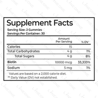 OEM Biotine Collagène Multivitamines pour Femmes Végétaliennes Vitamines Capillaires Gommes Oursons au Collagène