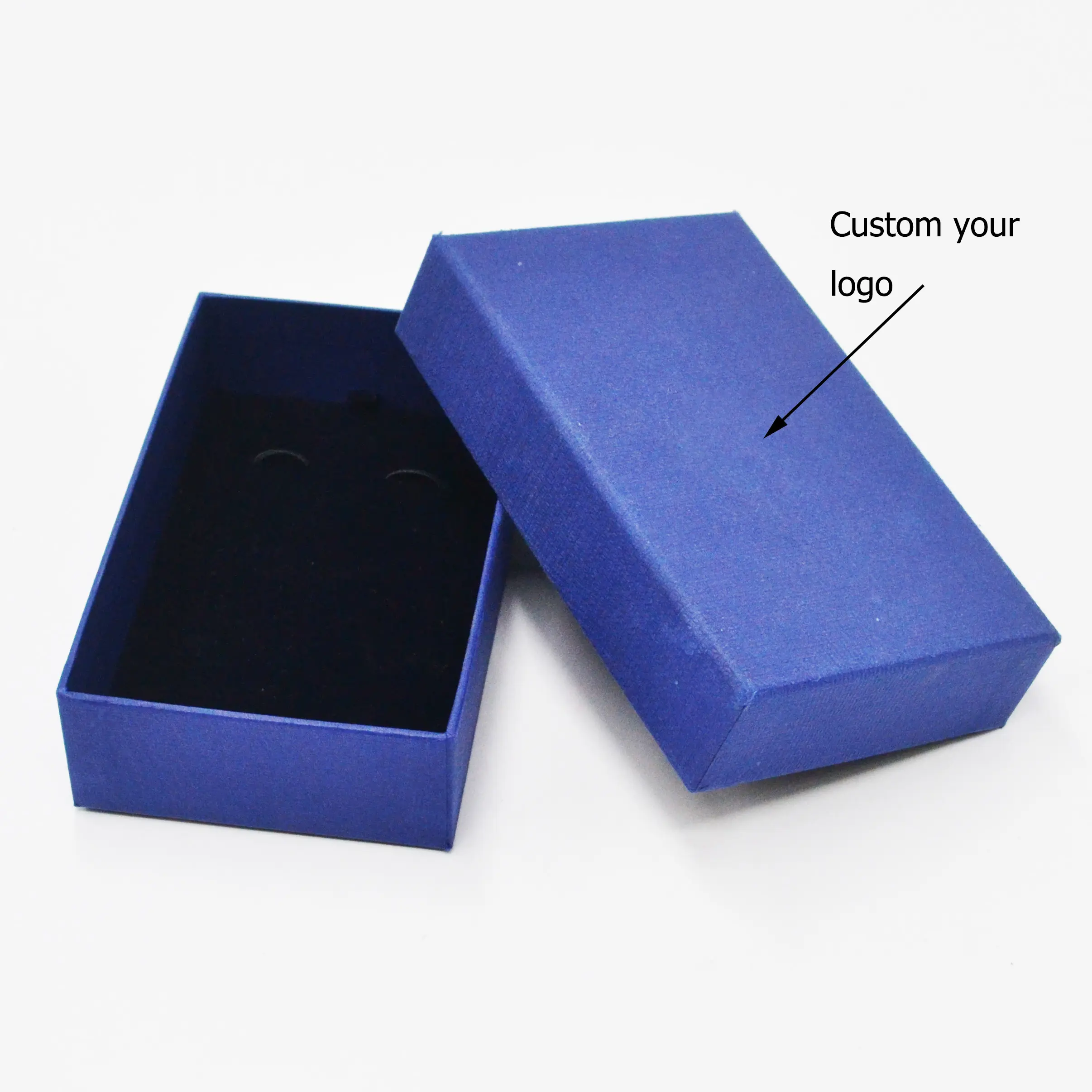 Luxuriöse spezielle Schmuckschatulle aus Papier Verpackung für Ring Ohrring Halskette Armband Schmuckschatulle Folie Marke Kartonbox