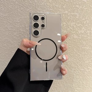 <span class=keywords><strong>Coque</strong></span> de téléphone rigide ultra-fine et transparente pour <span class=keywords><strong>Samsung</strong></span> Galaxy S26 S24 Plus S25 Ultra, compatible avec la charge sans fil, <span class=keywords><strong>coque</strong></span> magnétique - Product Image 1