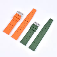 Bracelet en caoutchouc Fkm de haute qualité 20mm 22mm pas cher hommes femmes bracelet de montre universel meilleur bracelet de montre pour apple rolex