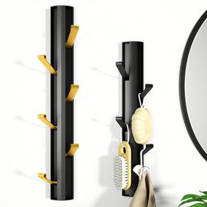 Vertical Folding Tree Shaped Coat Hanger Coat Hooks <b>Wall</b> Mounted Heavy Duty Coat Rack 4 Hooks Aluminum <b>Wall</b> Hooks for <b>Wall</b> - Product Image 2