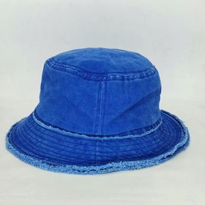 Sombrero de Pescador de Mezclilla Delgado, Lavado y Desgastado, con Borde Grande, Protección Solar, para Mujer, Primavera-Verano - Product Image 2