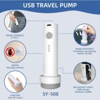 Sac de rangement sous vide pour vêtements, permettant de gagner efficacement de la place, avec pompe électrique, utilisé pour l'emballage des bagages et le rangement des vêtements