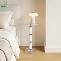 Meubles de style nordique en gros, table basse de luxe de petite taille, table d'appoint personnalisée, table à thé ronde pour appartement et maison
