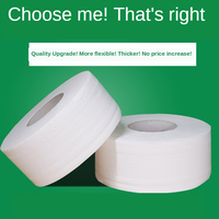 Échantillon gratuit vente en gros bon marché de pâte de bois vierge de qualité supérieure rouleau géant de papier hygiénique de soie