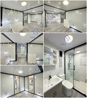 Casa Contenedor Prefabricada Expandible de 40 y 20 Pies con Panel Solar, 1, 2, 3, 4, 5 Dormitorios, Plegable, en Venta, Casa Modular, Granny Flat