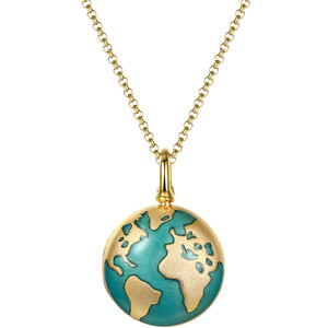 Nouveau Design terre ouverte et fermée verrouillage boîte à photos collier Photo pendentif collier mon monde mode bijoux colliers - Product Image 1