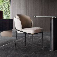 Bens — ensemble de salle à manger en tissu velours, mobilier moderne avec 8 chaises, table à manger, en métal