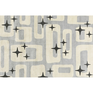 Alfombra EIFFEL HOME con Patrón Geométrico, Fibra de Poliéster, Impermeable, Resistente a las Manchas, Estilo Lujoso para Sala de Estar, Sofá, Mesa de Centro - Product Image 1