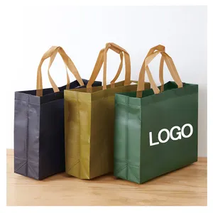 프로모션 친환경 재사용 접는 가방 경제 운반 로고가있는 쇼핑백 인쇄 있음