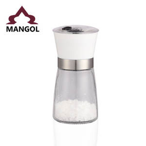 Moulin à poivre en acier inoxydable avec couvercle en plastique, forme cylindrique hermétique, gadget de cuisine pour assaisonnement, moulin manuel - Product Image 2