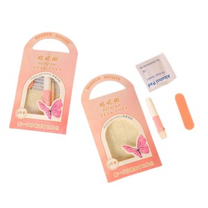 Kit de manicura Meinina de 5 piezas, herramientas portátiles para adultos con pegamento y puntas - Product Image 3
