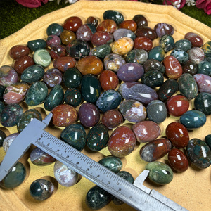 Piedras de cristales de alta calidad Kindfull, <span class=keywords><strong>jaspe</strong></span> de océano, cristales curativos caídos, piedra caída para Decoración - Product Image 4