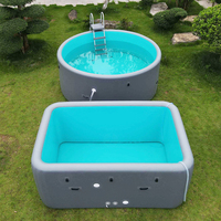 Piscine gonflable de qualité commerciale, très résistante, avec structure en PVC DWF Drop Stitch, pour enfants, location, resorts et grands événements