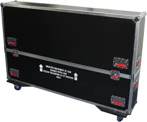 ATA Style Road Case with Adjustable Fit for 60" to 65" LCD LED or Plasma Screens Tv Screen Flight Transport Case