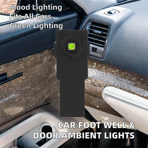 2 luces LED ambientales para el interior del coche, luces para el espacio de los pies y luces laterales de puerta para Toyota, Honda, Lexus, luces de señalización para el suelo. - Product Image 2