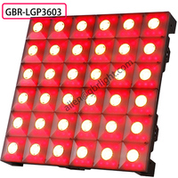 Panneau matriciel LED DMX 36x3W avec couleur de fond SMD