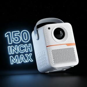 Proyección LED de 1080P Nítida como Cristal con Decodificación de Video 4K Android 14, Cine en Casa Portátil para Películas y Juegos, Altavoces Integrados - Product Image 1