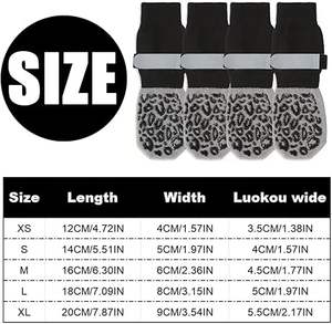 Chaussures antidérapantes pour chien avec sangles réfléchissantes, chaussettes pour animaux de compagnie, bottes et protège-pattes pour chiens, protège-pattes pour sols en bois dur - Product Image 2