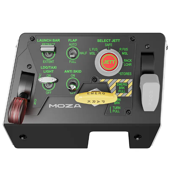 In Stock MOZA MTLP Panel Programmable Wired Game Controller for PC Durable Telemetry-Driven Indicators Offers Unmatched Realism