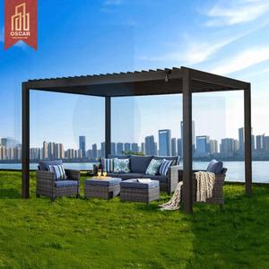 Pergola de plage électrique d'extérieur, restaurant avec un style moderne et à faible coût, idéal pour les repas en plein air et les zones de plage - Product Image 1