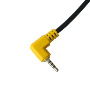 Adaptateur audio stéréo en forme de L 2,5 mm 4P vers RCA, câble AV avec gaine en PVC pour TV, <span class=keywords><strong>DVB</strong></span>, HDTV, lecteurs DVD - Product Image 2