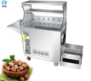 Torréfacteur chaud entièrement automatique de machine de torréfaction d'arachide de graine de rotateur de soja de haricot avec le couvercle anti-poussière - Product Image 4