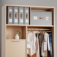 Boîte de rangement rectangulaire multifonction moderne pour vêtements, pliable, pour l'organisation des outils de salle de bain