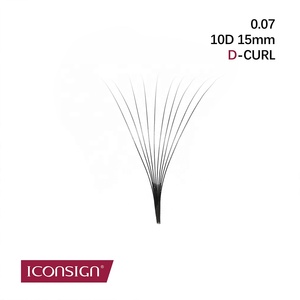 OEM 6D Fans de <span class=keywords><strong>soie</strong></span> <span class=keywords><strong>cils</strong></span> 110 <span class=keywords><strong>ou</strong></span> 240 Cluster 8-15MM Fans préfabriqués Extension de <span class=keywords><strong>cils</strong></span> 8D 10D - Product Image 6